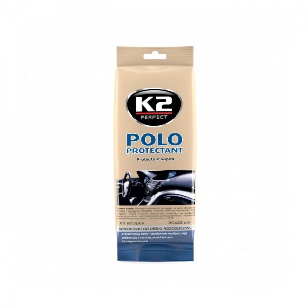 K2 Салфетки для ухода за приборной панелью Polo Protectant