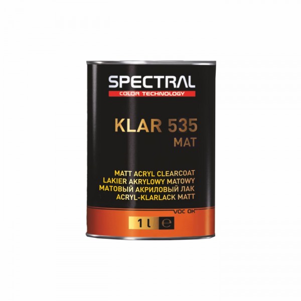 SPECTRAL Лак бесцветный KLAR 535 MAT 2:1 SR матовый